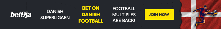 Bet9ja Football Multiples - Danish League Bet9ja Football Multiples - Danish League