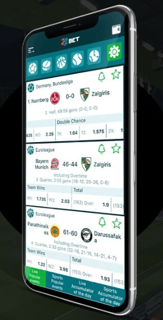 22bet Mobile App Features