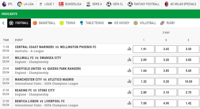 Premier Bet Sports Premier Bet Sports Betting