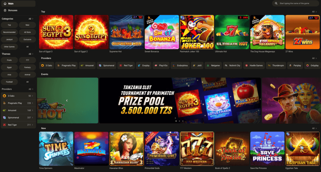 Slots at Parimatch Casino Parimatch Casino