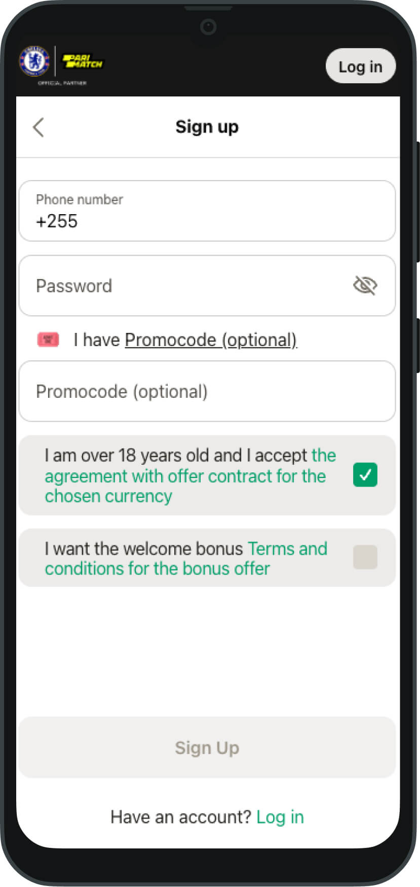 how to sign up to Parimatch on mobile Parimatch mobile registration