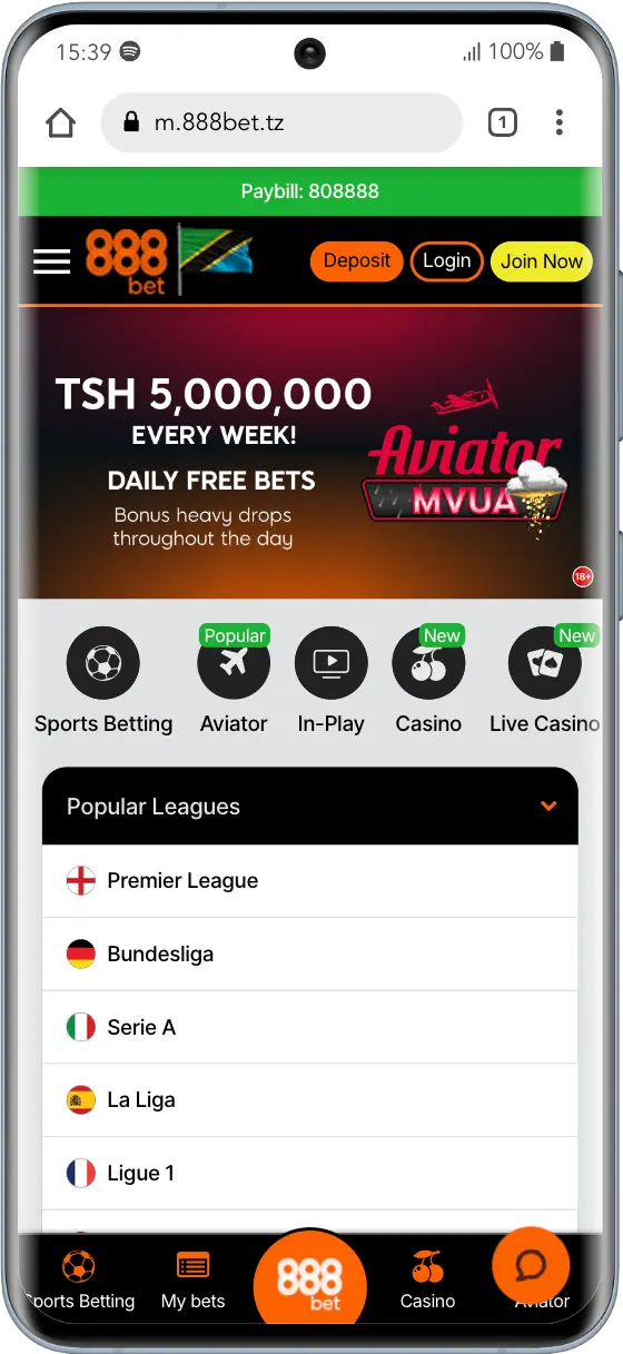 888bet registration step 1: homepage