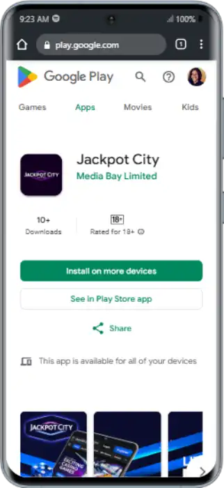 How To Install JackpotCity App